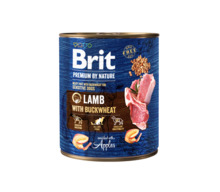 Märgtoit koertele Brit Premium by Nature lambalihaga, 400 g