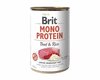 Konserv koertele Brit Care Mono Protein Beef & Rice, 400 g