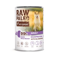 Märgtoit koertele Raw Paleo Duck & Boar Adult, 400 g