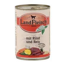 Konserv koertele LandFleisch veiseliha ja riisiga, 400 g