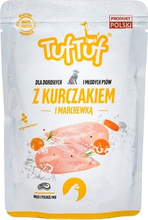 Märgtoit koertele TufTuf TUF TUF kanaga ja porgandiga, 300 g