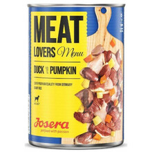 Märgtoit koertele Josera Meat Lovers pardiga ja kõrvitsaga, 400 g
