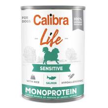 Konserv koertele Calibra Dog Life Sensitive lõhe ja riisiga, 400 g