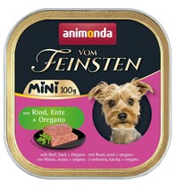 Märgtoit koertele Animonda Vom Feinsten Adult Mini veiseliha, part ja oregano, 100 g