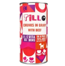 Konserv koertele Tillo Chunks in gravy Beef, 1250 g