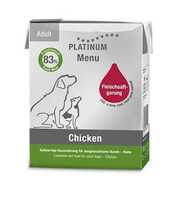 Märgtoit koertele Platinum Menu kanaga, 375 g