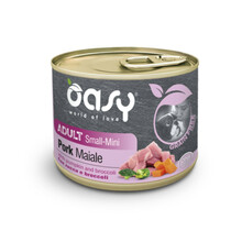 Konserv koertele Oasy Grain Free Adult Small & Mini sealiha, 200 g