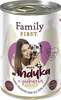 Märgtoit koertele Family First Adult veiseliha ja porgandiga, 400 g