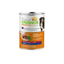 Konserv koertele Natural Trainer Sensitive Medium & Maxi pardiga, 400 g