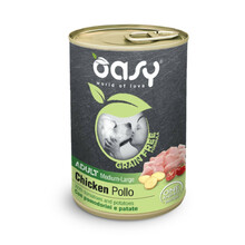 Konservtoit koertele Oasy Grain Free Adult Medium & Large kanaga, 400 g