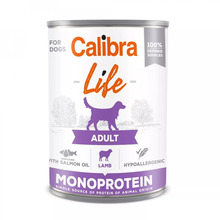 Konserv koertele Calibra Life Adult lambalihaga, 400 g