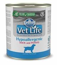 Märgtoit koertele Farmina Vet Life Hypoallergenic Duck & Potato, 300 g