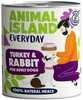 Märg koeratoit Animal Island Everyday kalkuni ja küülikuga, 800 g