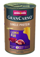 Konserv koertele Animonda GranCarno Single Protein Supreme lambalihaga, 400 g