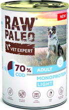 Konserv koertele Vetexpert Raw Paleo Cod Light Monoprotein, 400 g