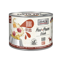 Puljong koertele Mac's Paw Power Drink veiselihaga, 200 g