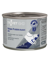 Konserv koertele ja kassidele Trovet Unique Protein Rabbit UPR küülikulihaga, 200 g