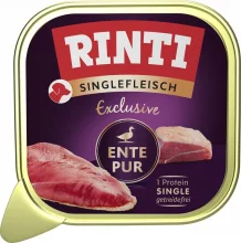 Konserv koertele Rinti Singlefleisch Exclusive Duck Pure, 150 g