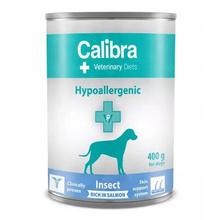 Veterinaarkonserv koertele Calibra Veterinary Diet Hypoallergenic Insect & Salmon, 400 g