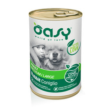 Konserv koertele Oasy Adult Medium & Large Rabbit, 400 g