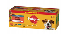 Märgtoit koertele Pedigree Adult Mix of Flavours, 40 x 100 g