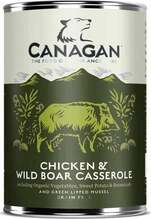 Konserv koertele Canagan Chicken & Wild Boar, 400 g