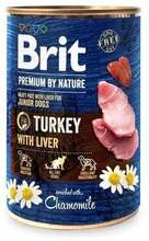 Konserv koertele Brit Premium by Nature Turkey with Liver, 400 g