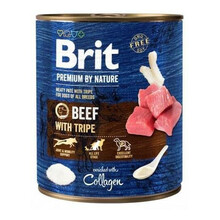 Konserv koertele Brit Premium by Nature Beef with Tripes, 800 g