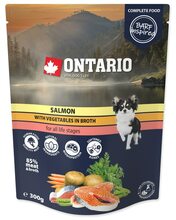 Konserv koertele Ontario Dog Salmon with Vegetables in Broth, 300 g