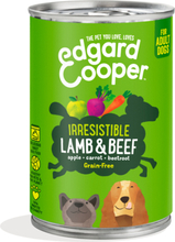 Konserv koertele Edgard Cooper Lamb & Beef Adult, 400 g