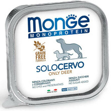 Märgtoit koertele Monge Monoprotein hirvelihaga, 150 g