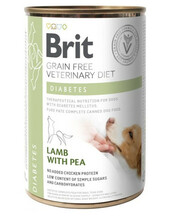 Konservtoit koertele Brit Veterinary Diets Diabetes, 400 g