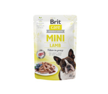 Konserv koertele Brit Care Mini Lamb fillets in gravy, 85 g