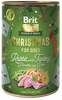 Konserv koertele Brit Care Christmas Rabbit with Turkey, 400 g