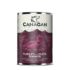 Konserv koertele Canagan Turkey & Duck Dinner kalkuni- ja pardilihaga, 400 g