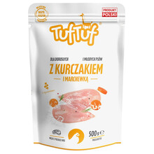 Märgtoit koertele Tuftuf kanahakkliha porgandiga, 500 g
