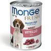 Märgtoit koertele Monge Fresh vasikalihaga, 400 g