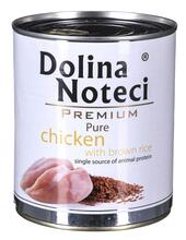 Konserv koertele Dolina Noteci Premium Pure kana ja riisiga, 800 g