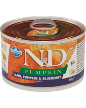 Konserv koertele Farmina N&D Dog Lamb, Pumpkin, Blueberry, 140 g