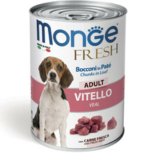 Märgtoit koertele Monge Fresh vasikalihaga, 400 g