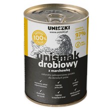 Märgtoit koertele Uniszki Unismak kana ja porgandiga, 410 g