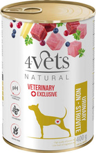 Märgtoit koertele 4VETS Natural Urinary No Struvit, 400 g