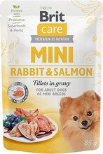 Märgtoit koertele Brit Care Mini Rabbit & Salmon, 85 g