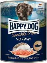 Märgtoit koertele Happy Dog Sensible Pure Norway lõhega, 800 g