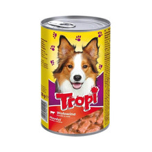 Konserv koertele Tropi veiselihatükkidega, 1250 g