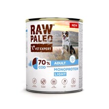 Märgtoit koertele VetExpert Raw Paleo Dorsz/Cod Light Adult, 800 g