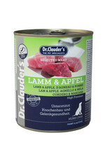 Konserv koertele Dr. Clauder's Lamb & Apple lambaliha ja õunaga, 800 g