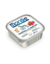 Märgtoit koertele Monge Fruit Dog Monoprotein part vaarikatega, 150 g