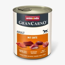 Animonda Grancarno täiskasvanud koerte konserv pardiga, 800g