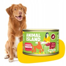 Märgtoit koertele Animal Island hirveliha ja kartuliga, 410 g
